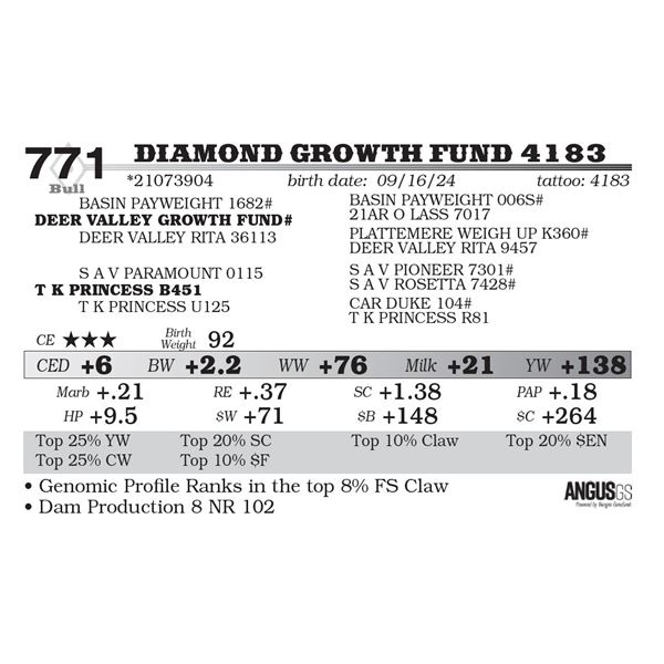 Diamond 71122 Princess 4183