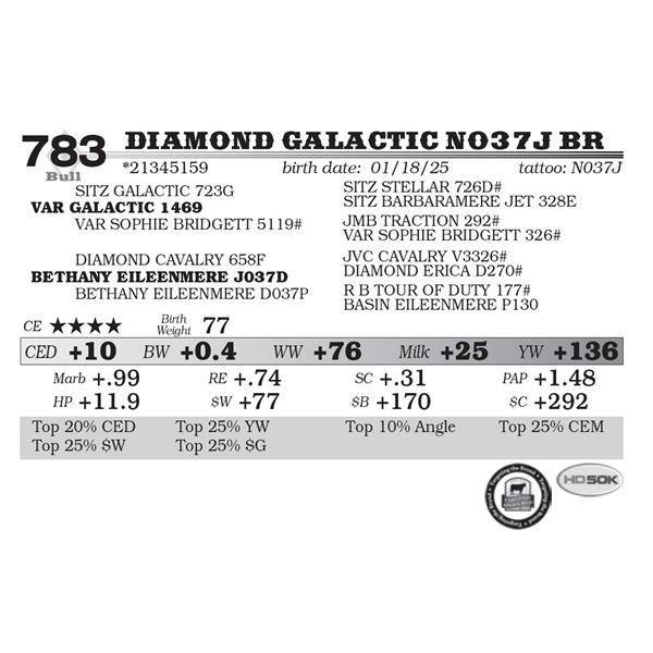 Diamond Galactic N037J BR