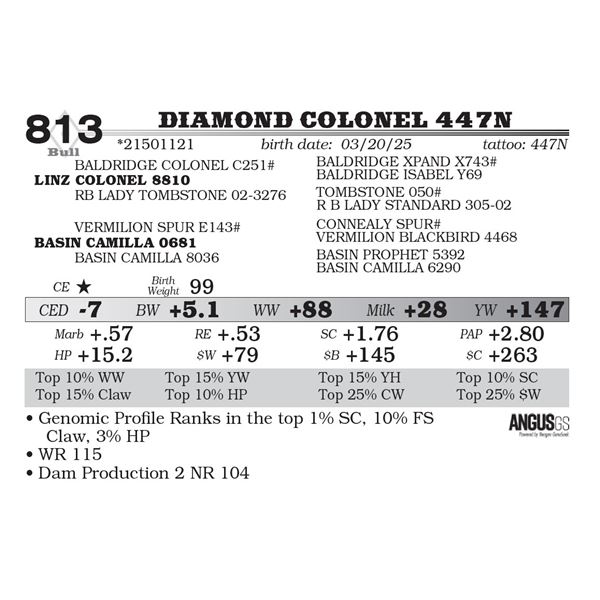Diamond Colonel 447N