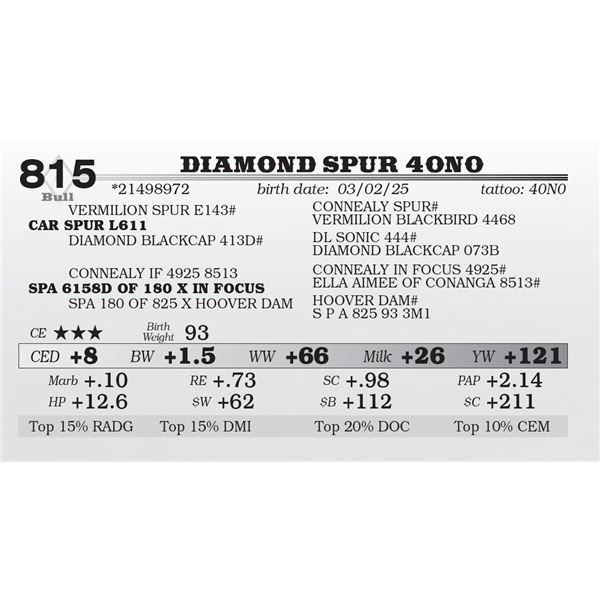 Diamond Spur 40N0