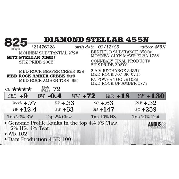 Diamond Stellar 455N