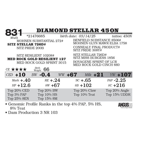 Diamond Stellar 450N