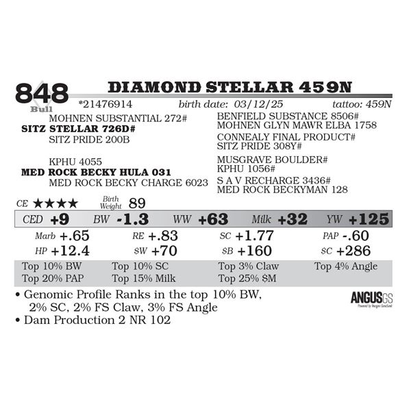 Diamond Stellar 459N