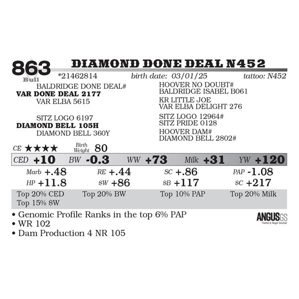 Diamond Done Deal N452