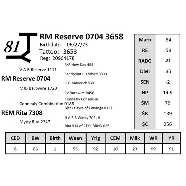 RM Reserve 0704 3658