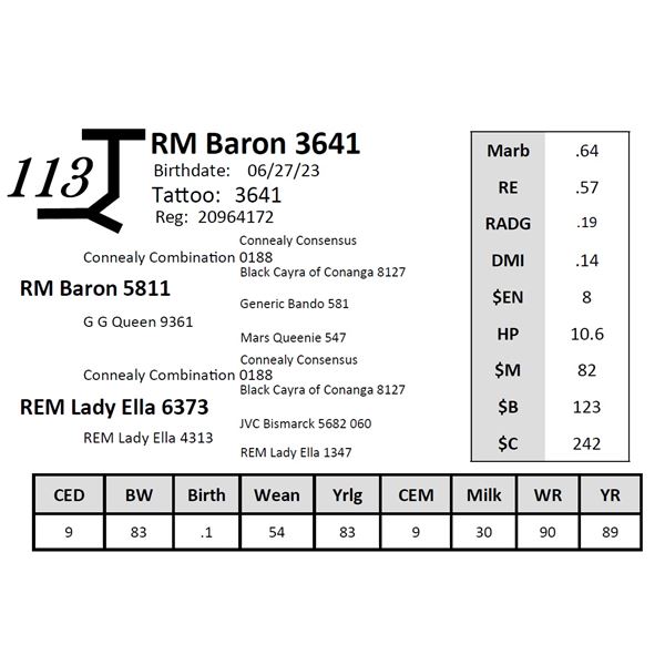 RM Baron 3641