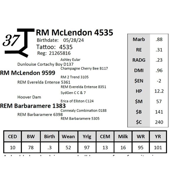 RM McLendon 4535