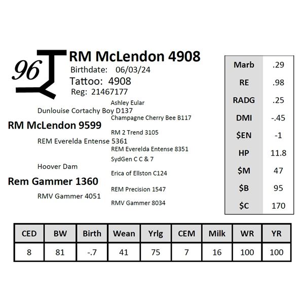 RM McLendon 4908