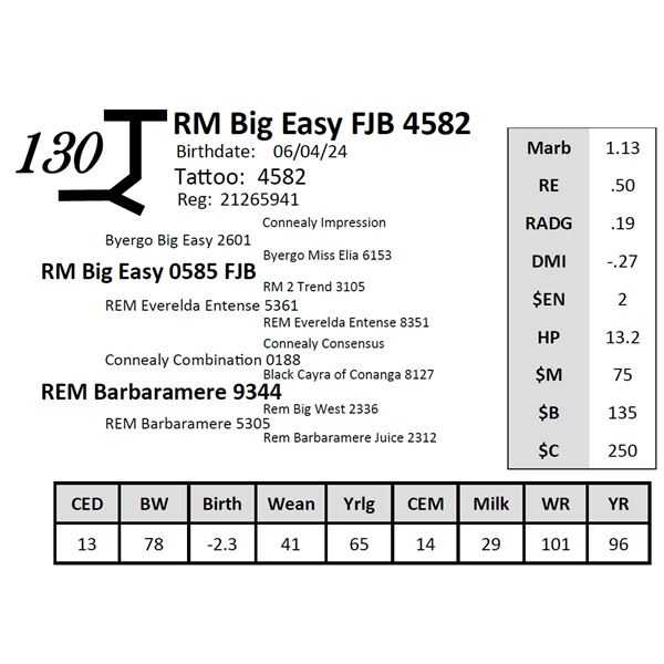 RM Big Easy FJB 4582
