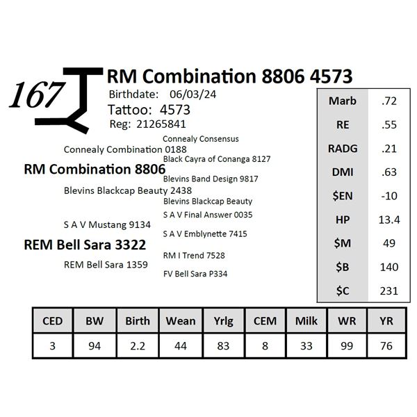 RM Combination 8806 4573
