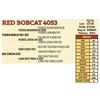 Image 1 : RED BOBCAT 4053