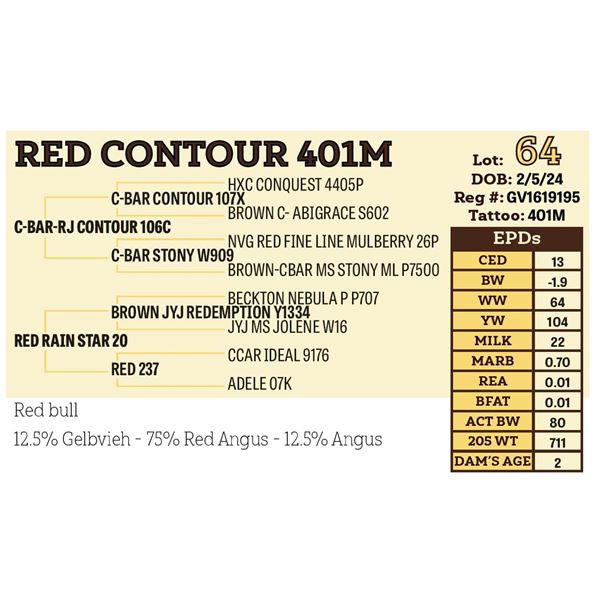 RED CONTOUR 401M