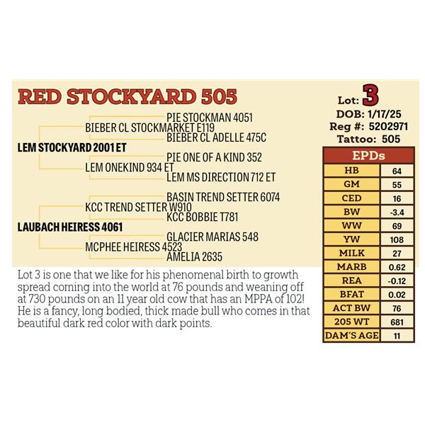 RED STOCKYARD 505