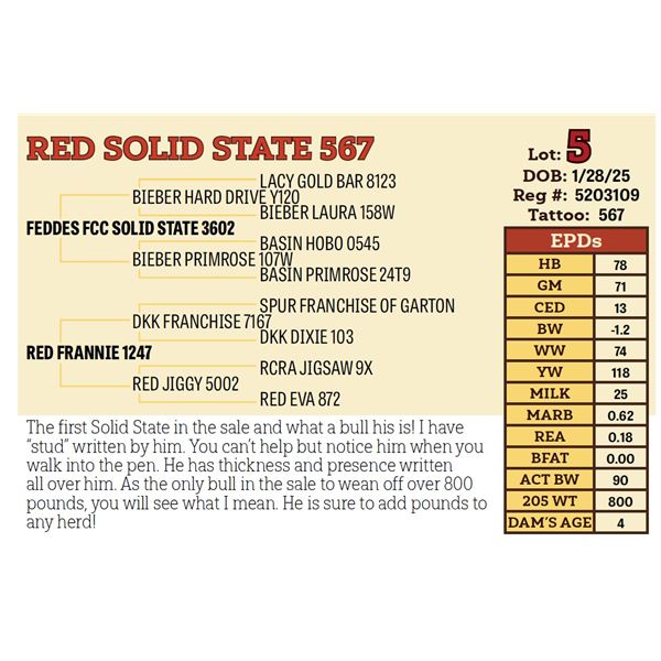 RED SOLID STATE 567