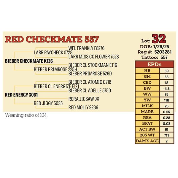 RED CHECKMATE 557