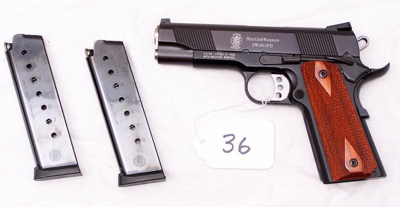 Smith & Wesson SW1911PD .45cal Semi Auto Pistol