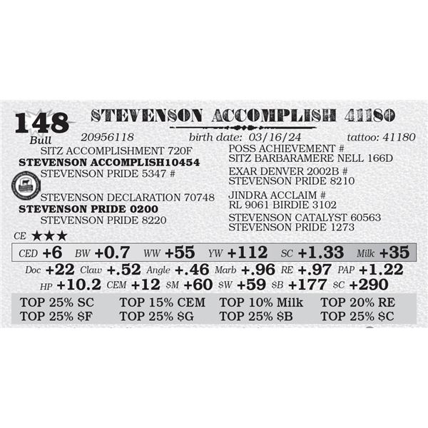 STEVENSON ACCOMPLISH 41180