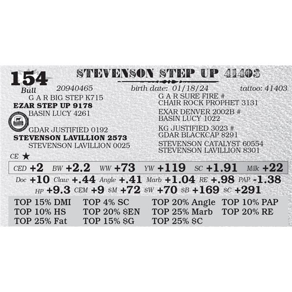 STEVENSON STEP UP 41403