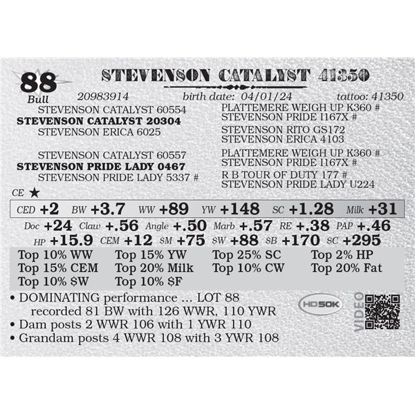 STEVENSON CATALYST 41350
