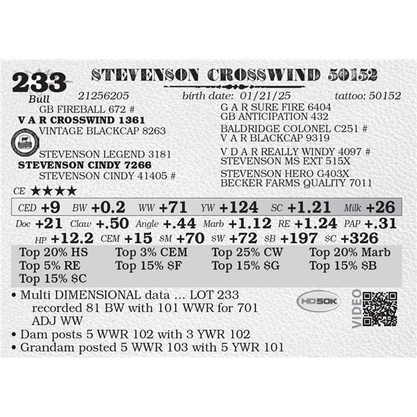 STEVENSON CROSSWIND 50152