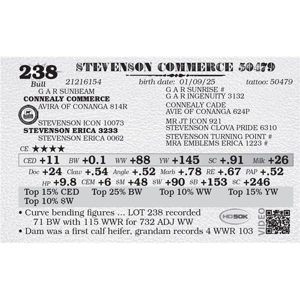 STEVENSON COMMERCE 50479