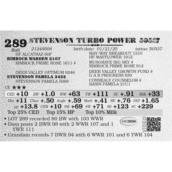 STEVENSON TURBO POWER 50537