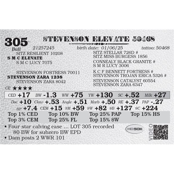 STEVENSON ELEVATE 50468