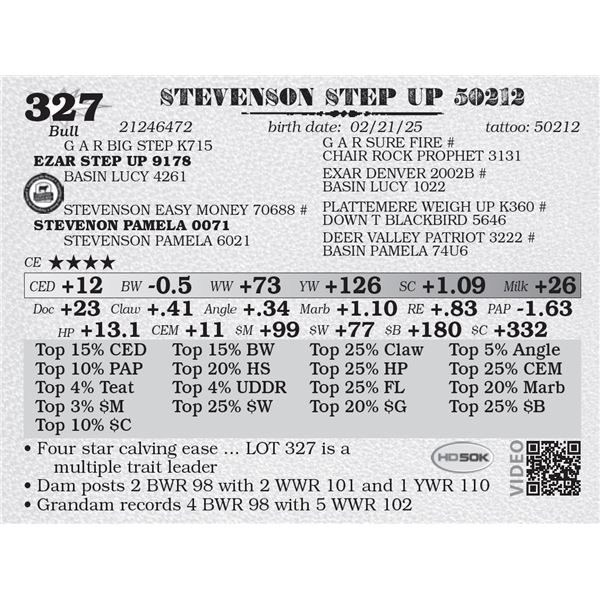 STEVENSON STEP UP 50212