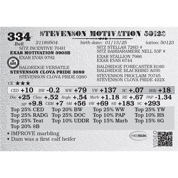 STEVENSON MOTIVATION 50123