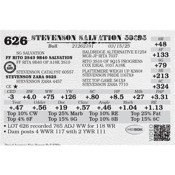 STEVENSON SALVATION 50395