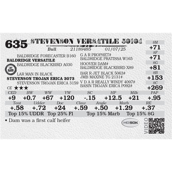 STEVENSON VERSATILE 50104