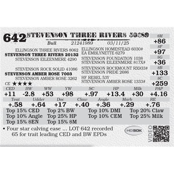STEVENSON THREE RIVERS 50389