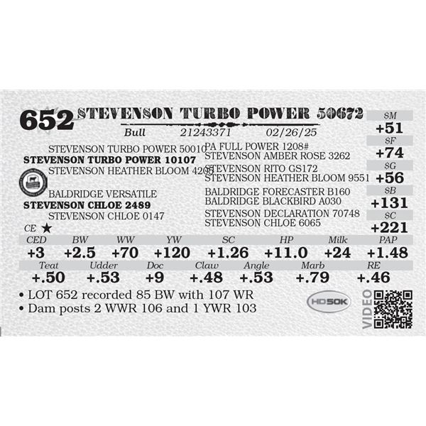 STEVENSON TURBO POWER 50672
