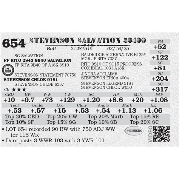 STEVENSON SALVATION 50400