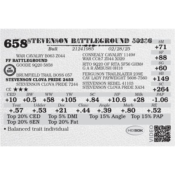 STEVENSON BATTLEGROUND 50236