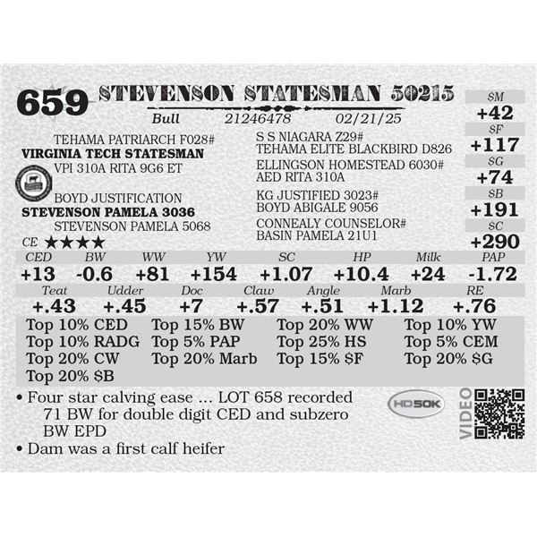 STEVENSON STATESMAN 50215
