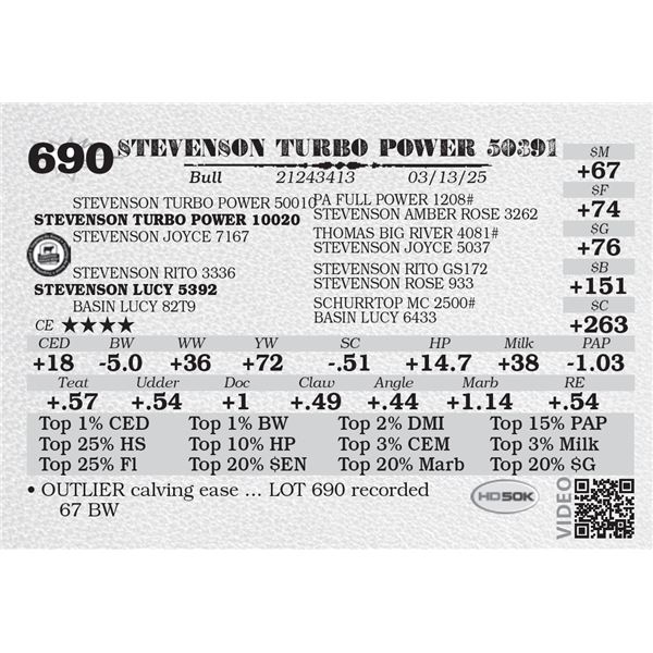 STEVENSON TURBO POWER 50391