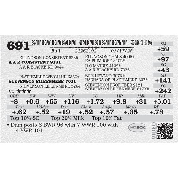 STEVENSON CONSISTENT 50448