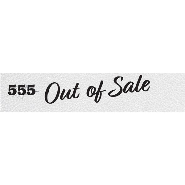OUT OF SALE