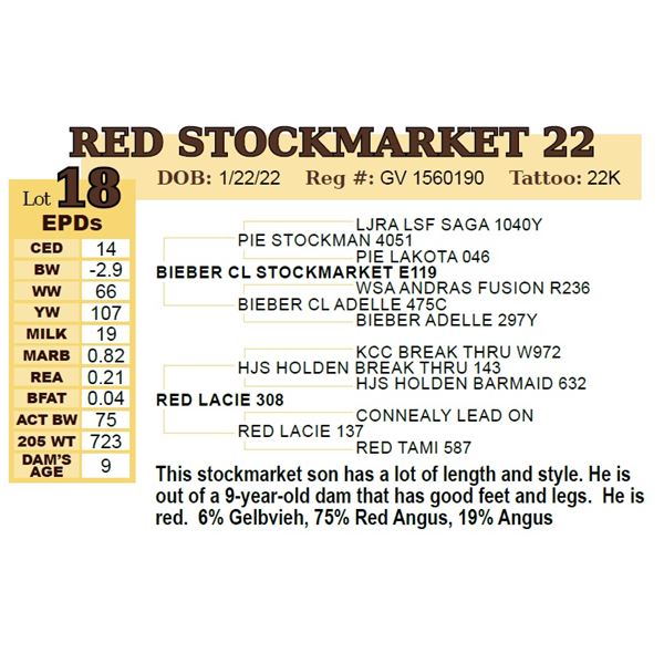 RED STOCKMARKET 22