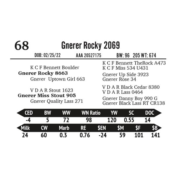 Gnerer Rocky 2069