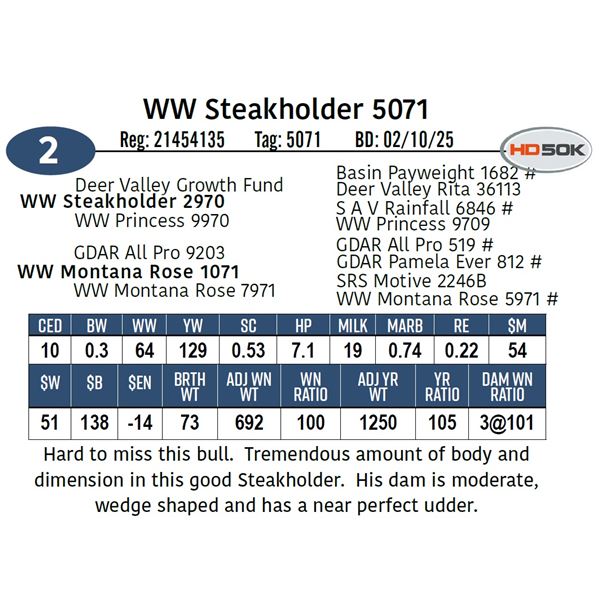 WW Steakholder 5071