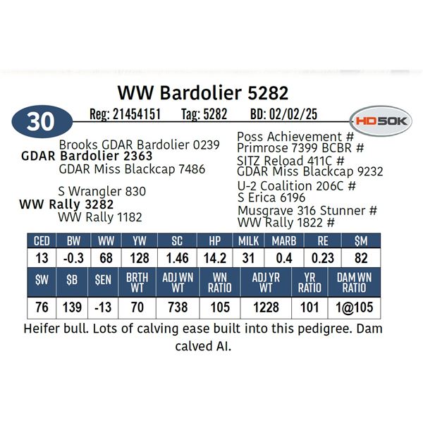 WW Bardolier 5282