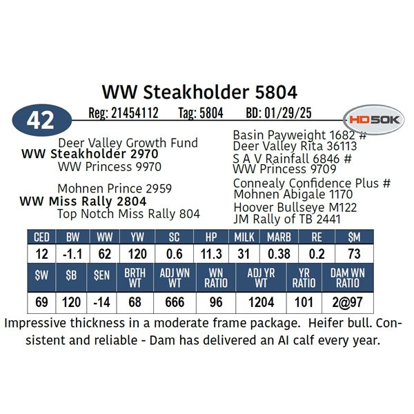 WW Steakholder 5804