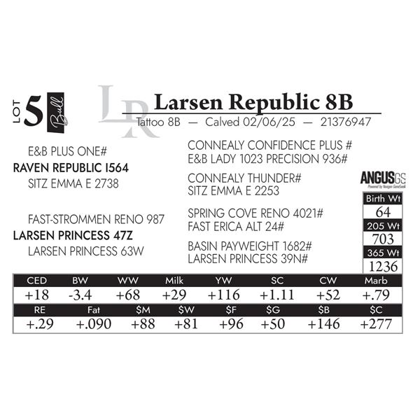 Larsen Republic 8B
