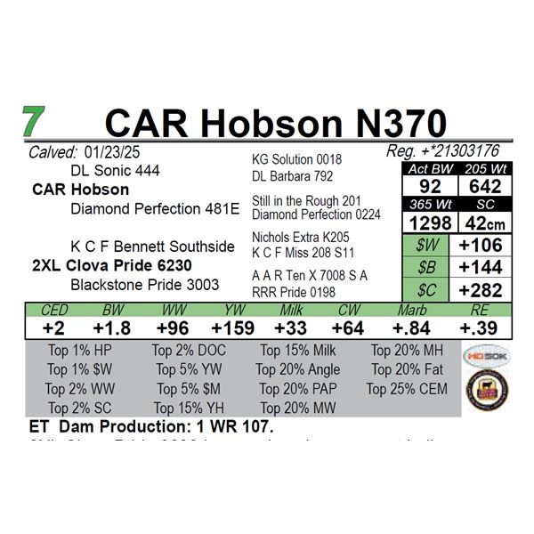 CAR Hobson N370