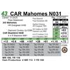 Image 1 : CAR Mahomes N031