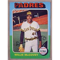 1975 TOPPS WILLIE MCCOVEY NO. 450 BASEBALL CARD