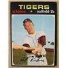 Image 1 : 1971 TOPPS AL KALINE NO. 180 BASEBALL CARD