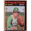 Image 1 : 1971 TOPPS JIM HUNTER NO. 45 BASEBALL CARD